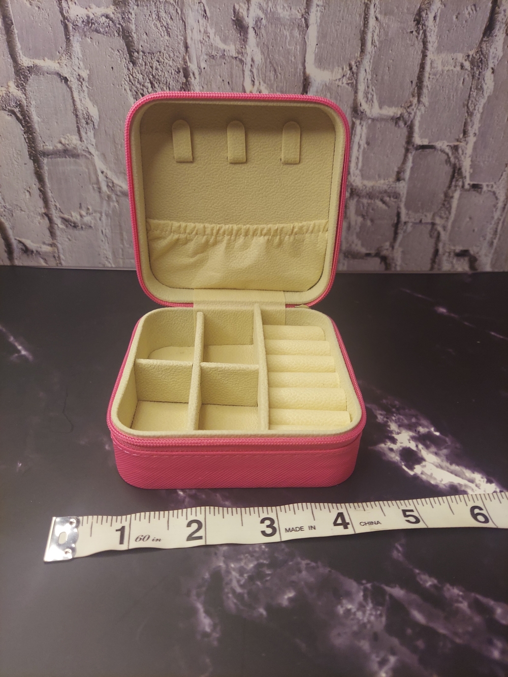Travel Jewelry Organizer Case - Pink